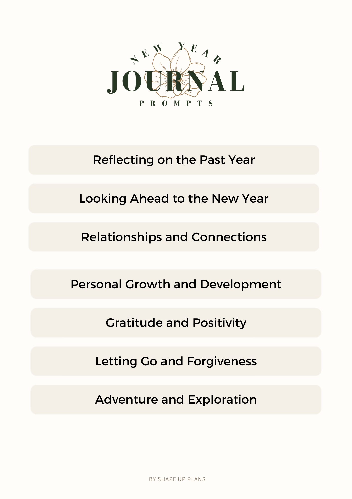 New Year's Journal Prompts: Elevate Your Path to Success in 2025