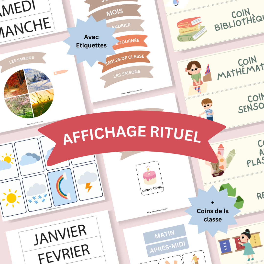 📢 Pack d’Affichages et Rituels pour la Classe