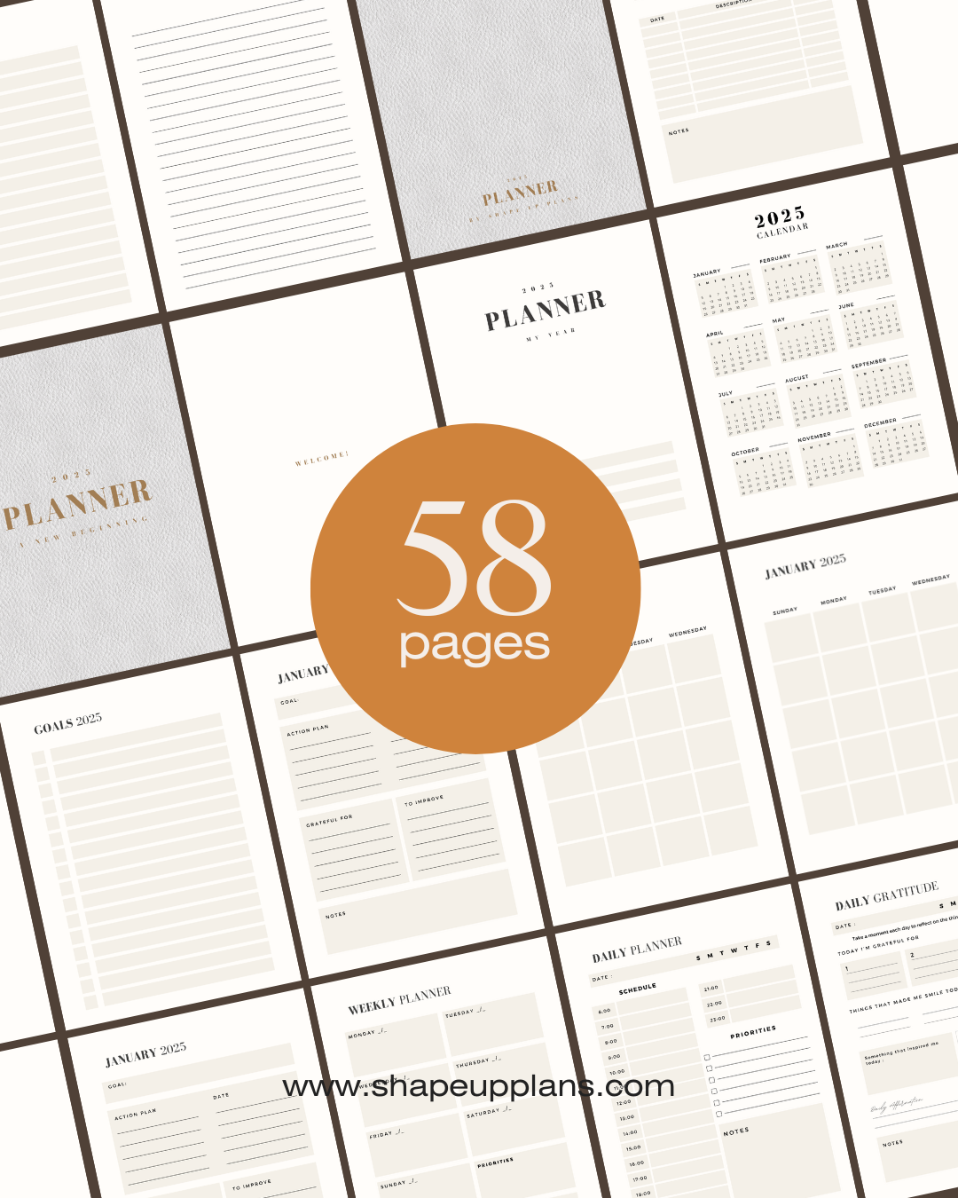 New Year 2025 Planner: Elevate Your Year, Achieve Your Dreams
