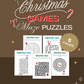 XMAS 2023 🎄: Christmas Games Bundle, Printable Maze Puzzles, Word Search, Coloring Pages and Activity Book For Kids